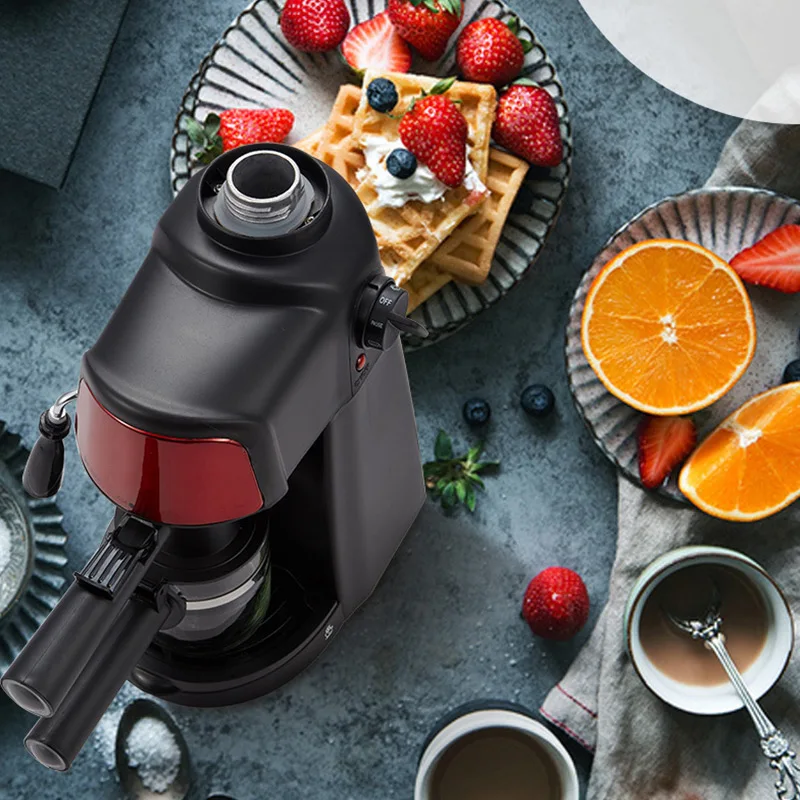 Machine à café expresso domestique, petite Machine à café semi-automatique au lait de type vapeur