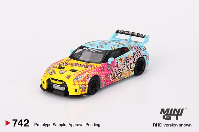 ミニカー MiNiGT LB NISSAN GT-R COSMICS MALAYSIA MINI GT 1/64 Diecast - LB WORKS Nissan GT-R (R35) Cosmics Malaysia