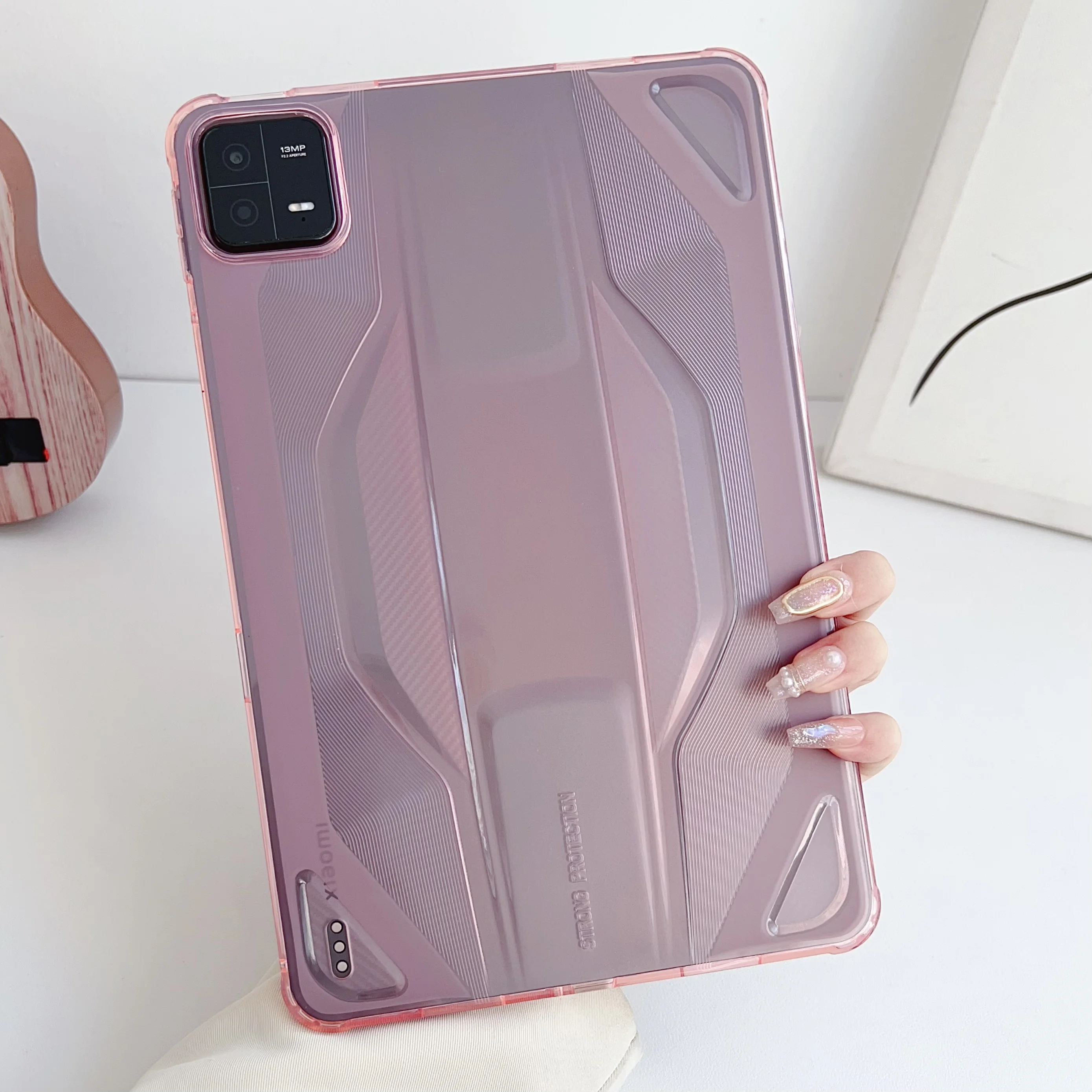 

Для Xiaomi MI Pad 6 5 6S Pro чехол противоударный мягкий силиконовый прозрачный чехол Aurora для планшета xiaomi MiPad 5 6 6S Pro