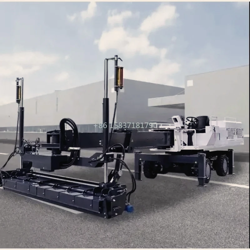 Wheel Concrete Laser Screed Machine Popolar Laser Guided Concrete Leveler Ground Concrete Laser Leveling Machine for New Zealand