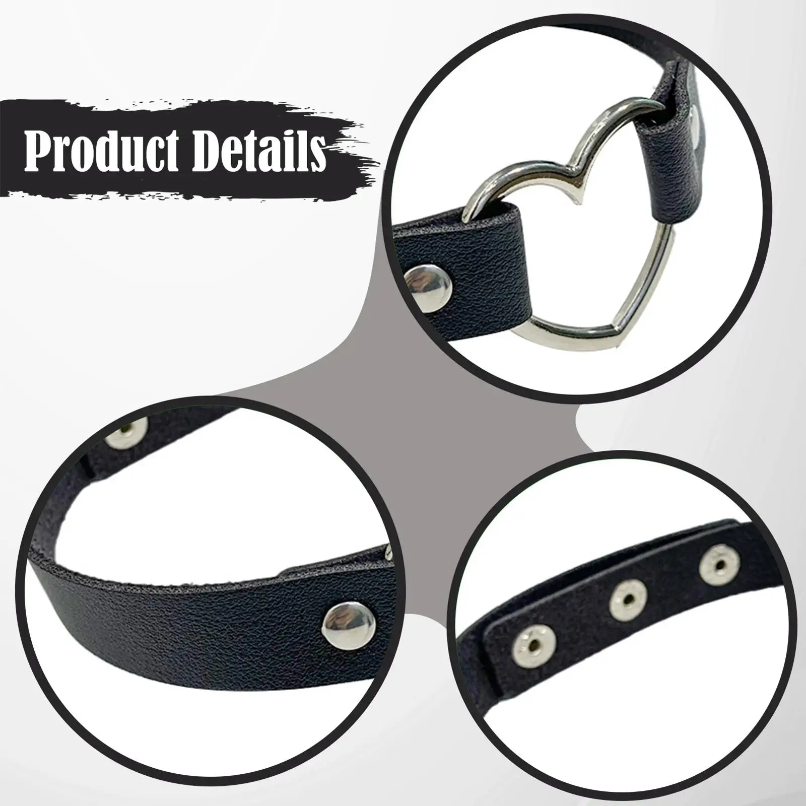 チョーカーネックレス チョーカーファッション 幅調節可能 ラブハートチェーン コスプレアクセサリー ソフトジュエリーギフト