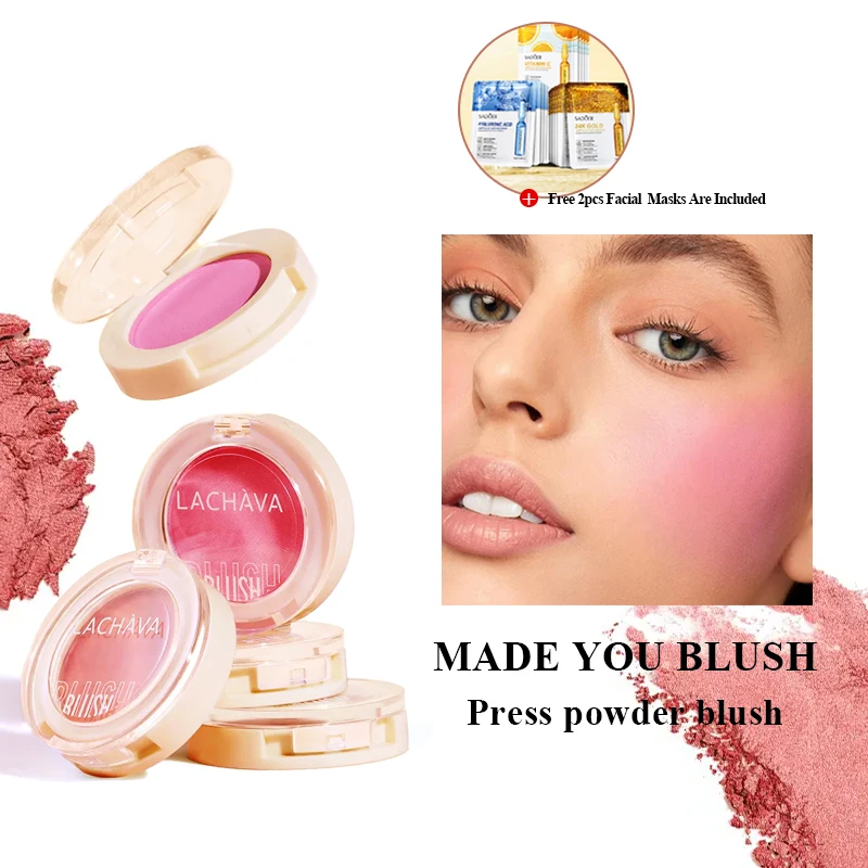 Crème de blush monochrome pour le visage, 12 documents, teinte naturelle 256, joue, éclaircir, imperméable, hydratant, contour du visage, perle, fard à joues fin