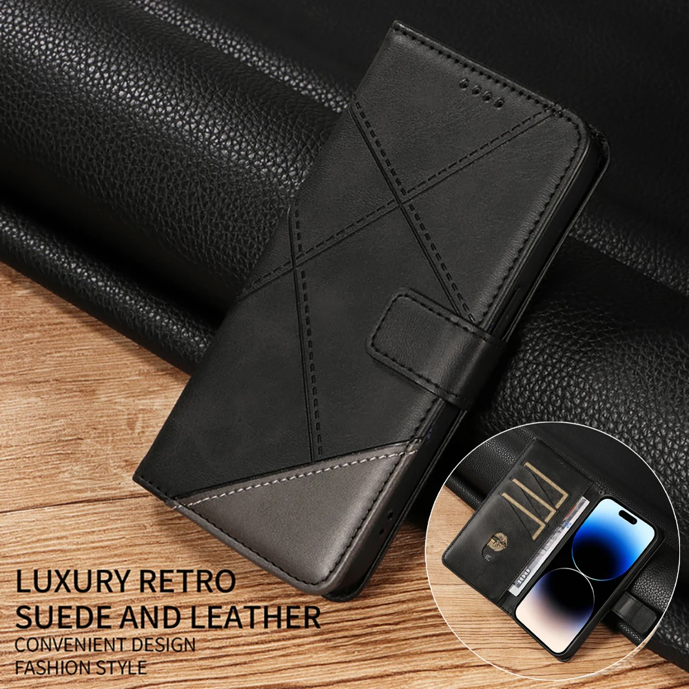 حافظة لهاتف Xiaomi Poco F7 5G 2025 محفظة جلدية الملمس Coque لهاتف Poco F7 Ultra M7 X7 X6 F6 M6 X5 F5 Pro X3 NFC F3 M5s