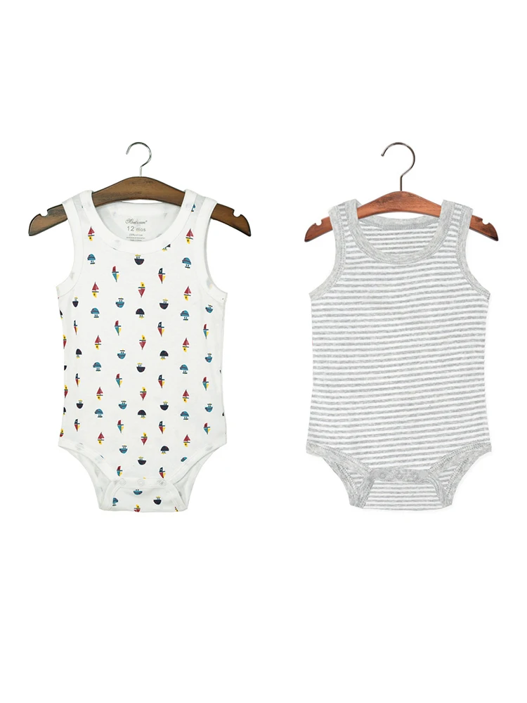 2pcs Baby Summer Triangle Jumpsuit with Bottom Layer Lingerie and Children Accessories