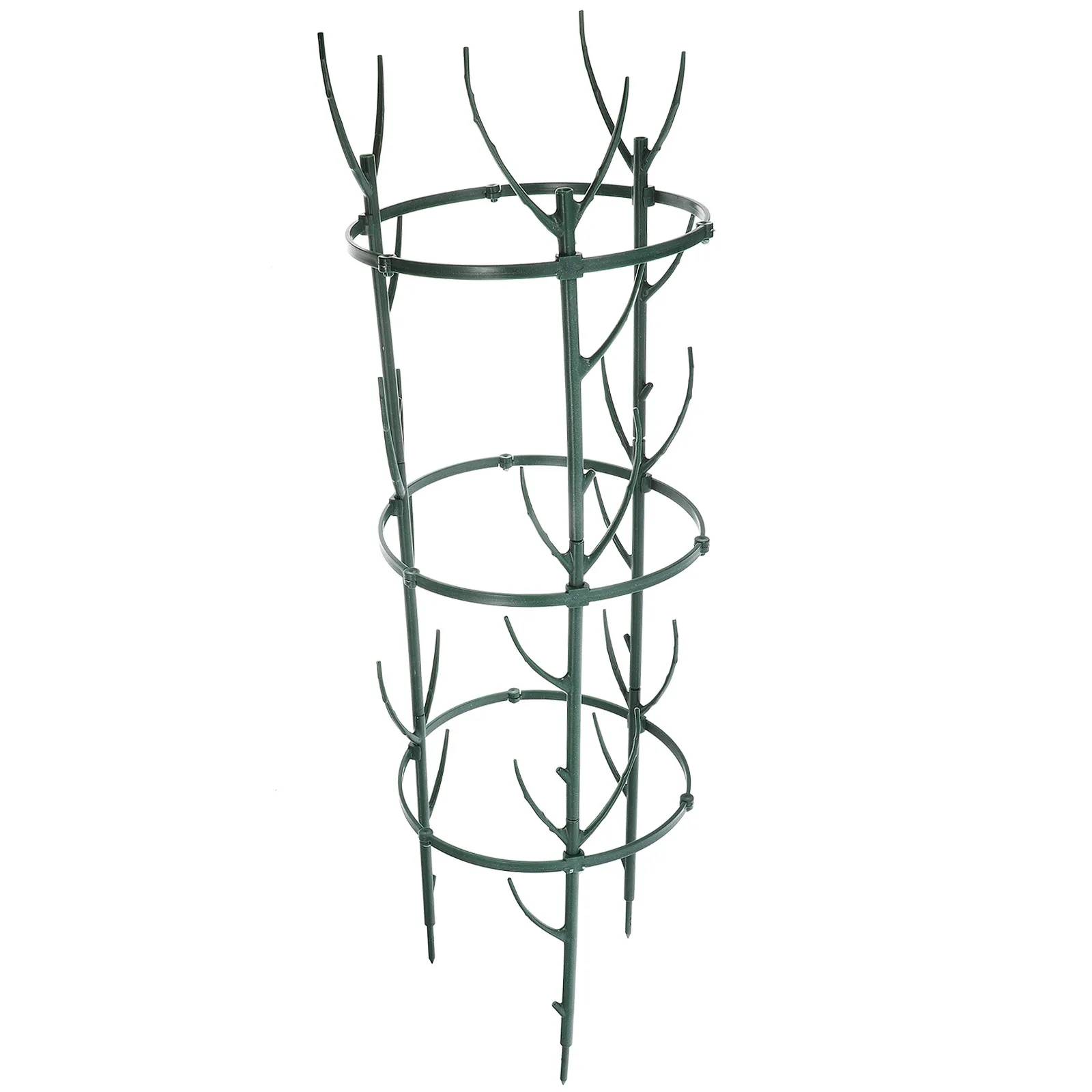 3 Tiers Plant Trellis Detachable Stackable Support for Climbing Plants Garden Trellis for Potted Plants Indoor Outdoor
