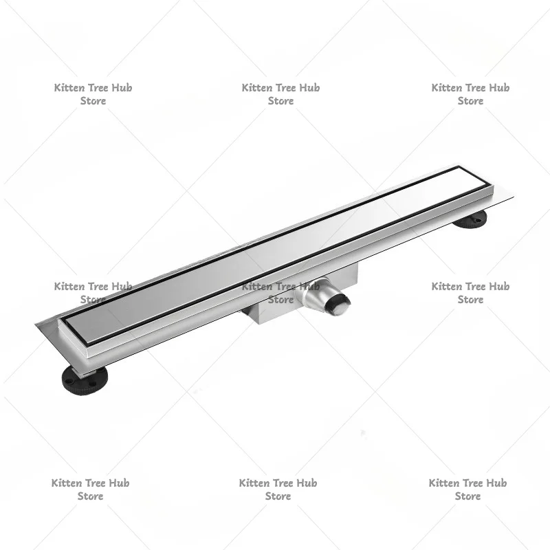 304 stainless steel floor drain invisible inlay linear design, modern dedicated