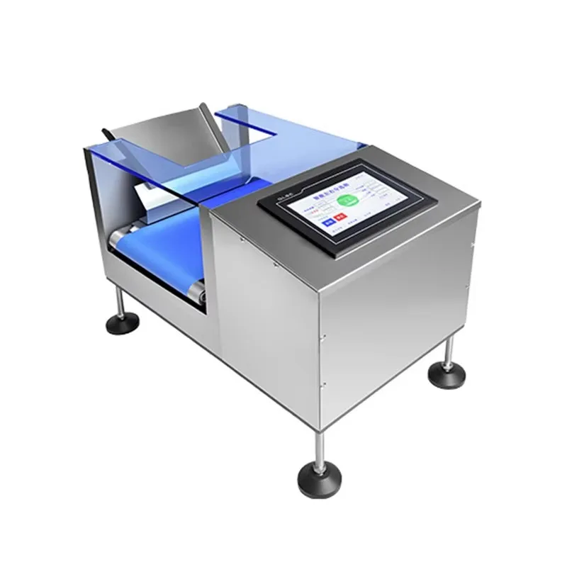 CJ-1000 Automatic Weighing Sorting Machine High Precision Checkweigher 7-Inch Touch Screen for Food Packaging Weight Grading