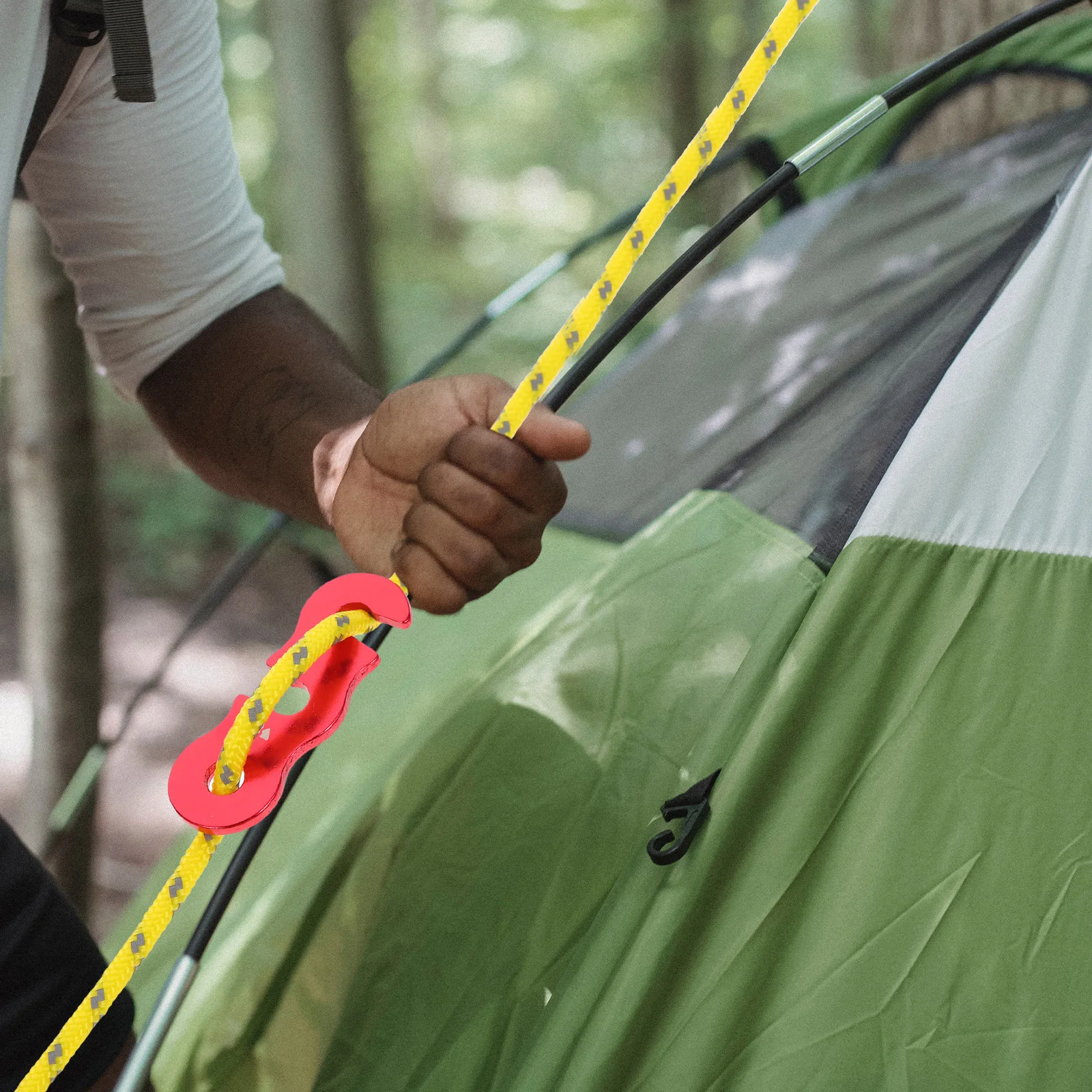 

4 pcs 3Mm Tent Reflective Rope Nylon Guy Line For Camping Hiking Outdoor Adventure Safety Gear Tent Cord Camping Tool