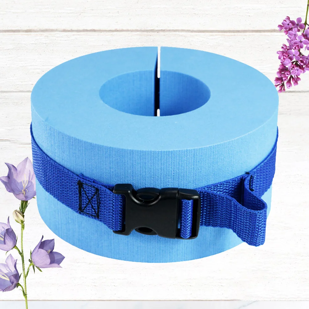 

Float Swimming Arm Rings Kids Pool Accessories Soft Skin Friendly Waterproof Fabric for Beginners Blue Swim Cuffs