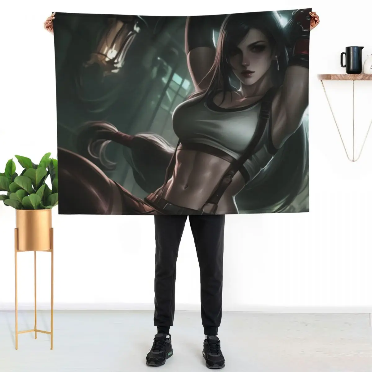 

Tifa Lockhart - 92 Throw Blanket Soft Solid Color Blanket for Couch Bed