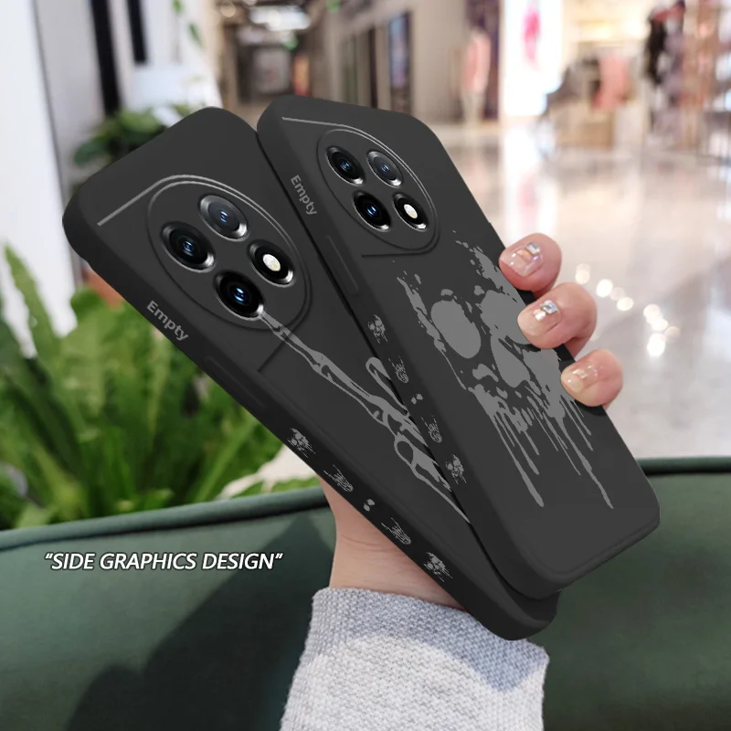 MutilatedโครงกระดูกสําหรับOneplus 13 13R 12 12R 11 11R 10 10R 10T 9R 9RT 9 8T 8 7 7T Pro 5G Liquidซิลิโคน