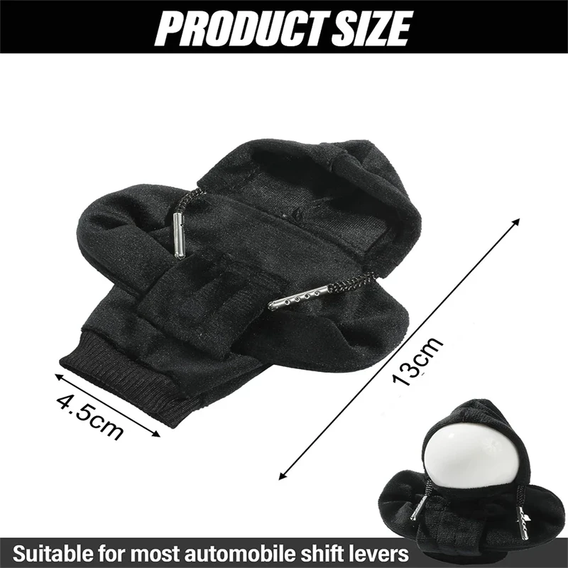 Car Gear Shift Cover Hoodie Shirt Handle Knob Lever Cover For Renault Megane 2 3 4 Twingo Clio Talisman Captur Trafic Kwid Sceni