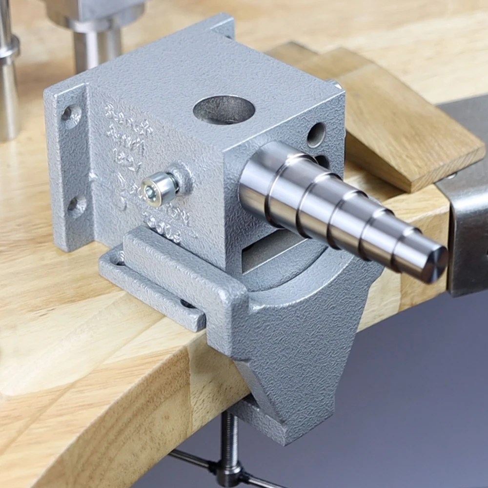 Durston Multi Forming Anvil Set All-in-One Shaping Block with Stakes Mandrel & Bench Clamp Complete Kit for Jewelry Making
