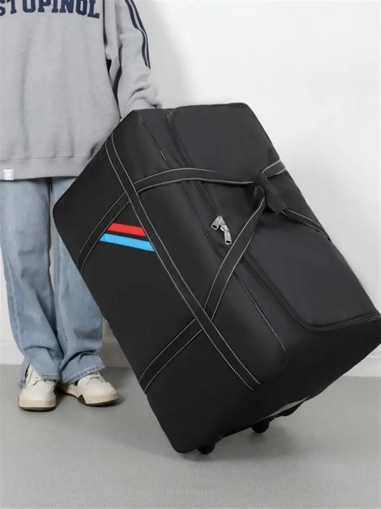 

Сумка для хранения очень большой вместимости, водонепроницаемая, многофункциональная, на колесах, для студентов, для общежития, для поездок на работу, для переезда.