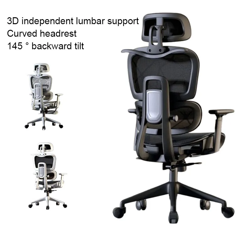 

Desk Ergonomic Chair Gamer Computer Lightweight Stool Chair Adjustable Headrest Footrest Silla De Escritorio Office Furniture