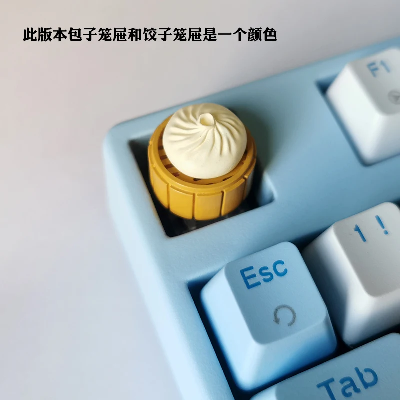 การ์ตูนอะนิเมะเกม Buns เกี๊ยว Keycaps น่ารักส่วนบุคคลที่กำหนดเอง3D ของขวัญคีย์บอร์ดคีย์บอร์ดกล