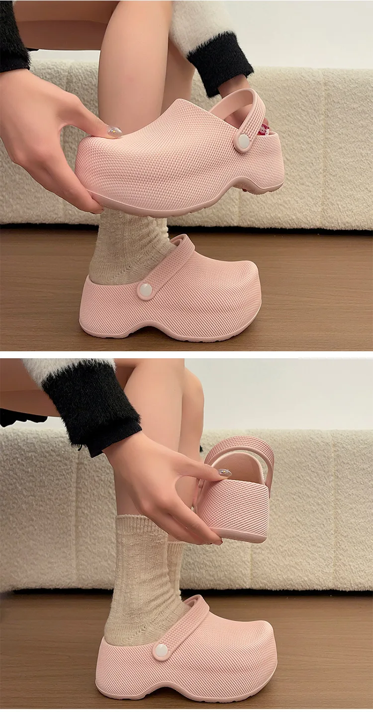 2026 Sommer Damen Clogs – Verstellbare Knöchelriemen-Slipper, wasserfeste Schuhe für Damen, orthopädische Komfort-Gehsandalen – Detail 15