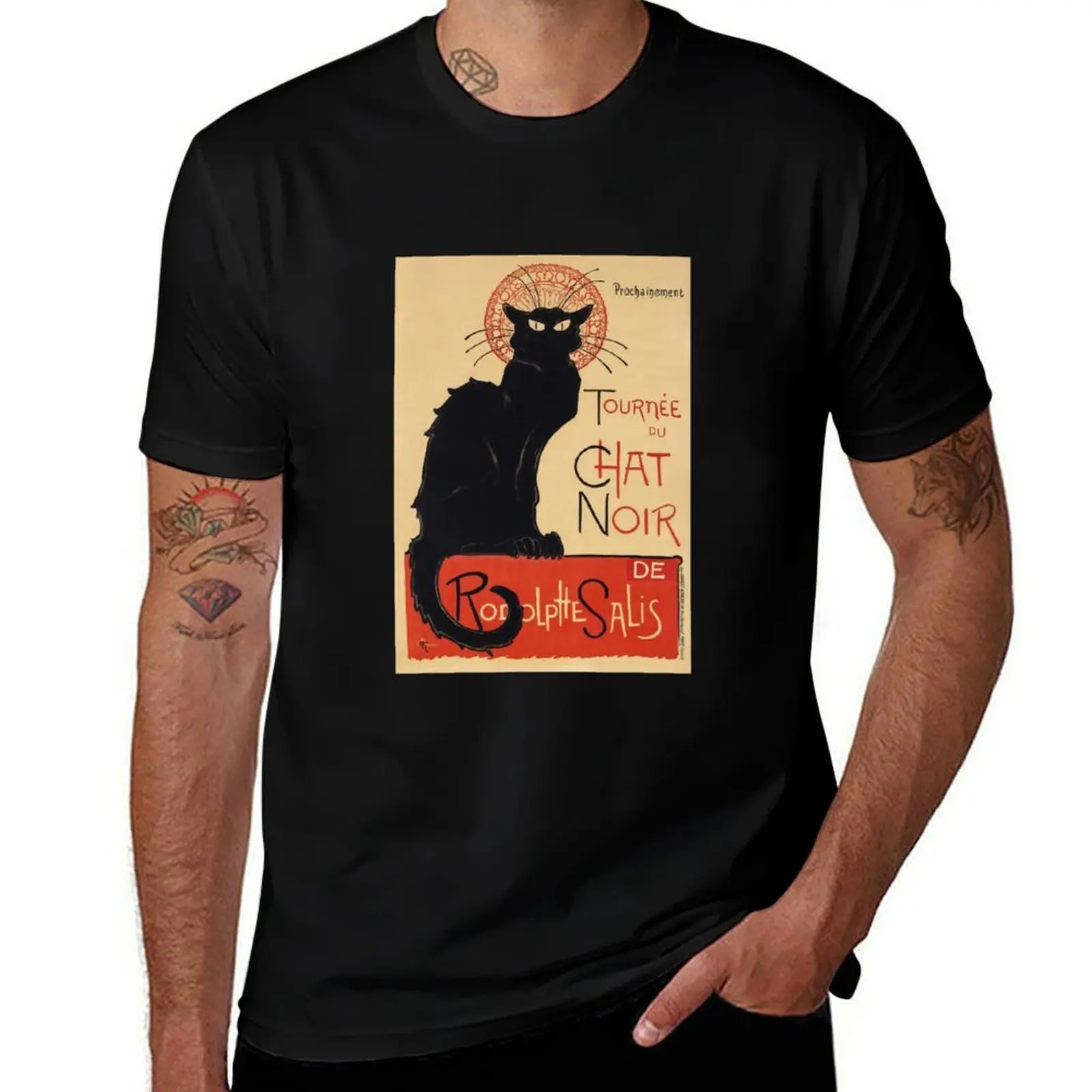 Футболка Théophile Alexandre Steinlen HD, летняя повседневная футболка больших размеров