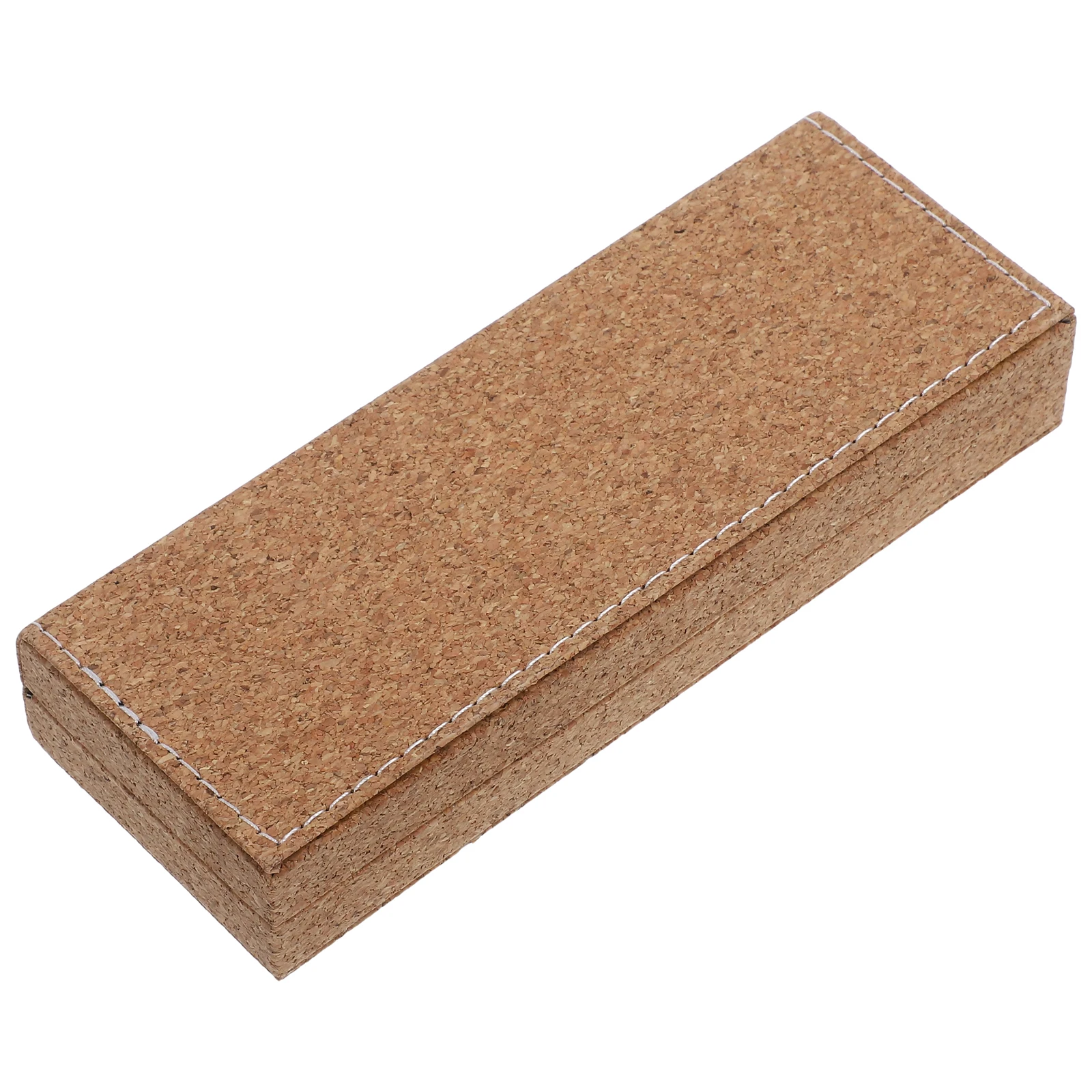 

Cork Pen Box Case Decorative Organizer Desk Pencil Fountain Holder Present Boxes Display