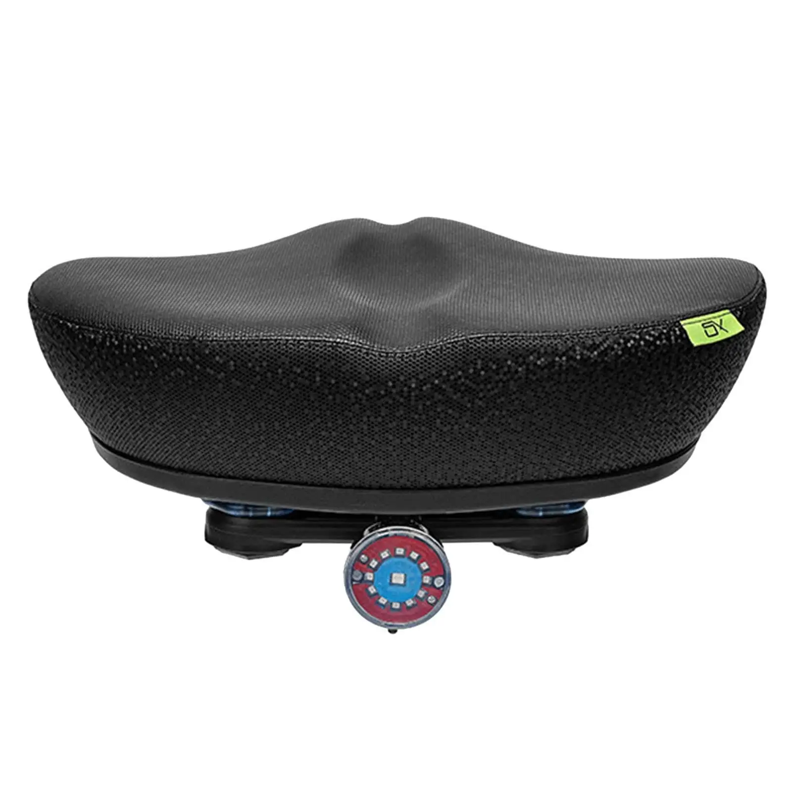 

Noseless Bike Seat Cushion with LED Taillight Oversized Shock Absorption Bike Saddle Padded Bicycle Seat for City Folding Bike