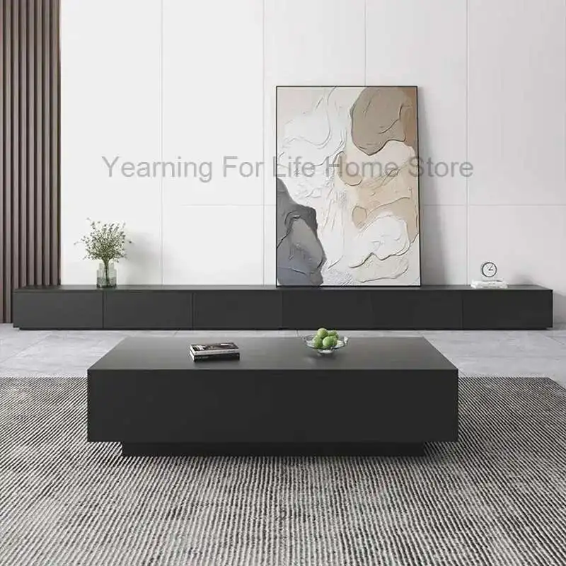 

Floating Tv Furniture Entertainment Center Storage Pedestal Stand Complete Living Muebles Para Casa Movable Display Salon SJH