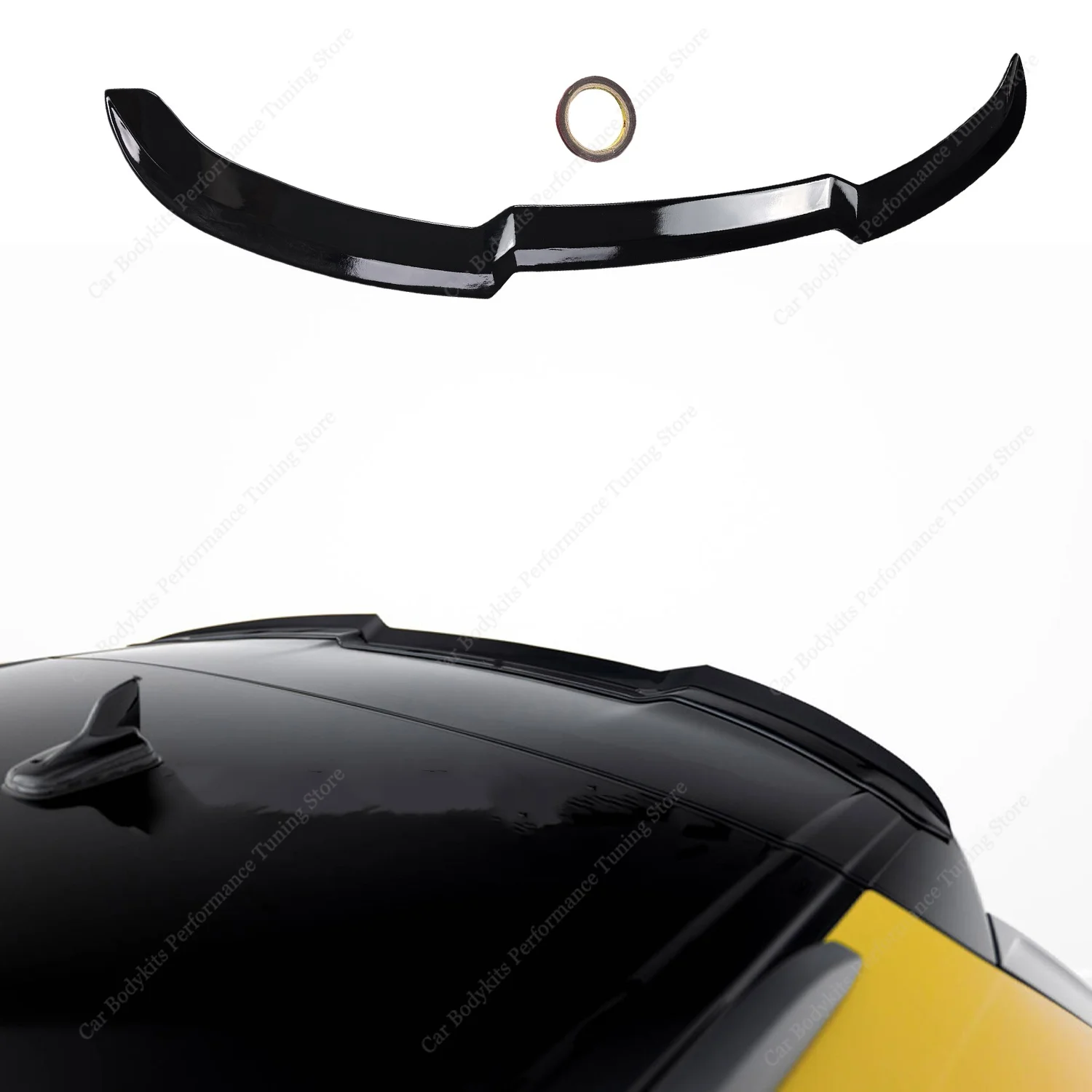 

For AUDI SQ7/Q7 S-line MK2 4M 2015-2023 Gloss Black ABS Rear Spoiler Caps Rear Top Spoiler Tail Wing Lid Bodykits Tuning