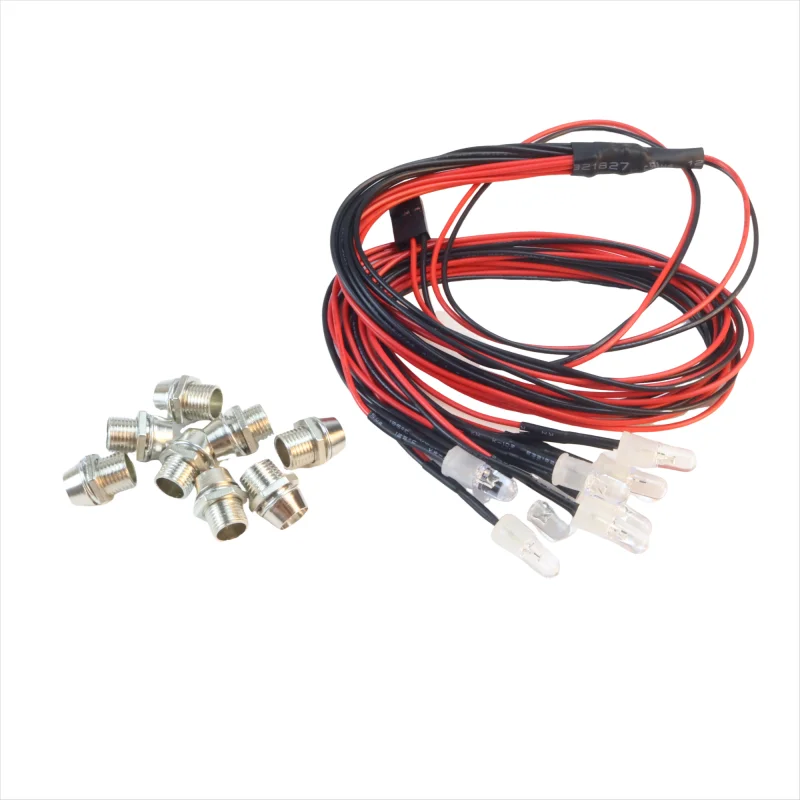 نوع جديد 2/4/6/أضواء 70 سنتيمتر طول RC LED المصابيح الأمامية الليلية سطوع عالية انخفاض استهلاك الطاقة مناسبة لسيارة RC/الانجراف الزاحف #2