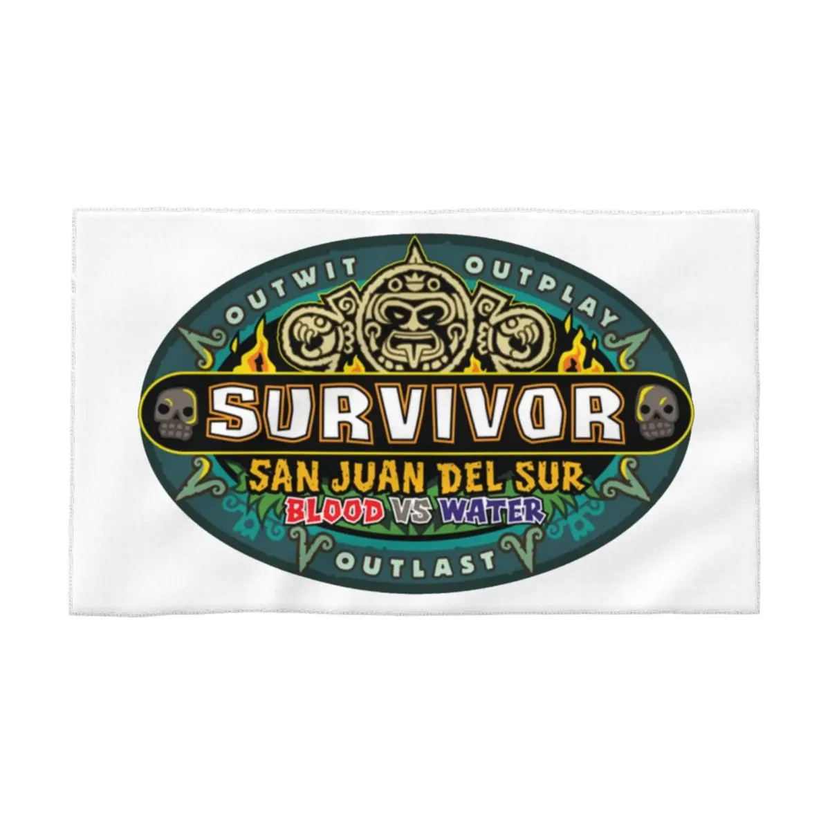 Reality TV Survivor San Juan Del Sur Toalla facial Toallas de piscina de algodón de lino suave personalizadas