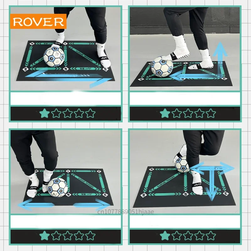 Voetbal Trainingsmat Duurzaam Antislip Opvouwbaar Kids Volwassenen Dribbelen Trainingsmat Voetbaltraining Indoor Ourdoor Apparatuur