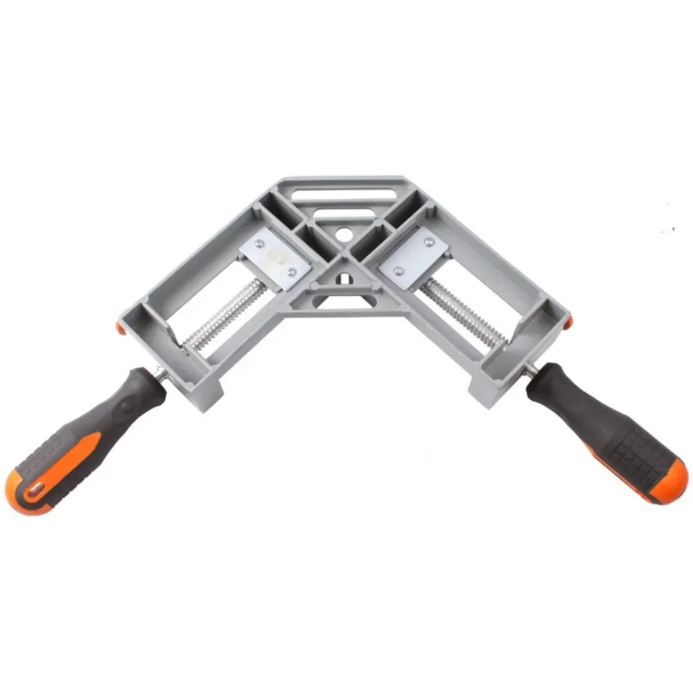 Aluminum Alloy Double Handle 90 Degree Right Angle Clamp Angle Clamp Woodworking Frame Clip Right Angle Folder Tool