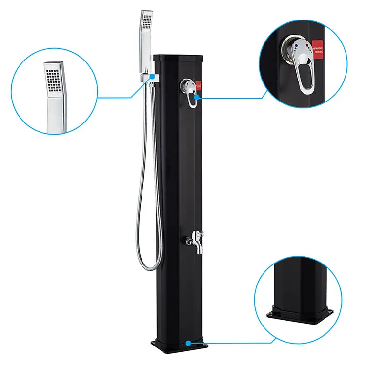 

Производитель Открытый Сад Душ Колонна Труба Постоянная Температура Высокое Качество Солнечный Душ Патио Душ Светильник