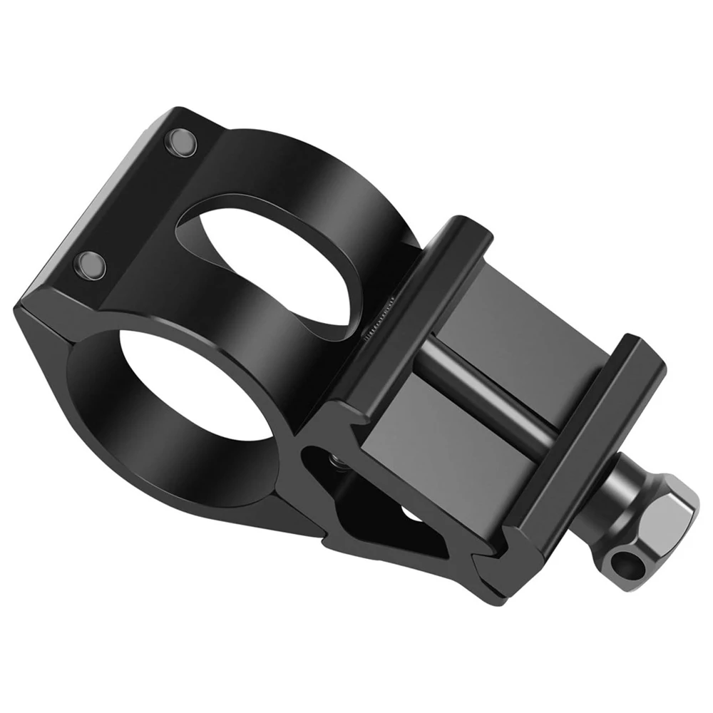 Adaptador Picatinny Offset para miras 25,4mm/30mm y linterna – Riel 20mm