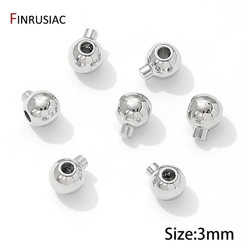 18K vergoldete Messing-Positionierungsverschlüsse Stopper Spacer Bead Crimp End Beads, Lampen für Schmuck, DIY-Schmuckherstellungszubehör – Detail 20
