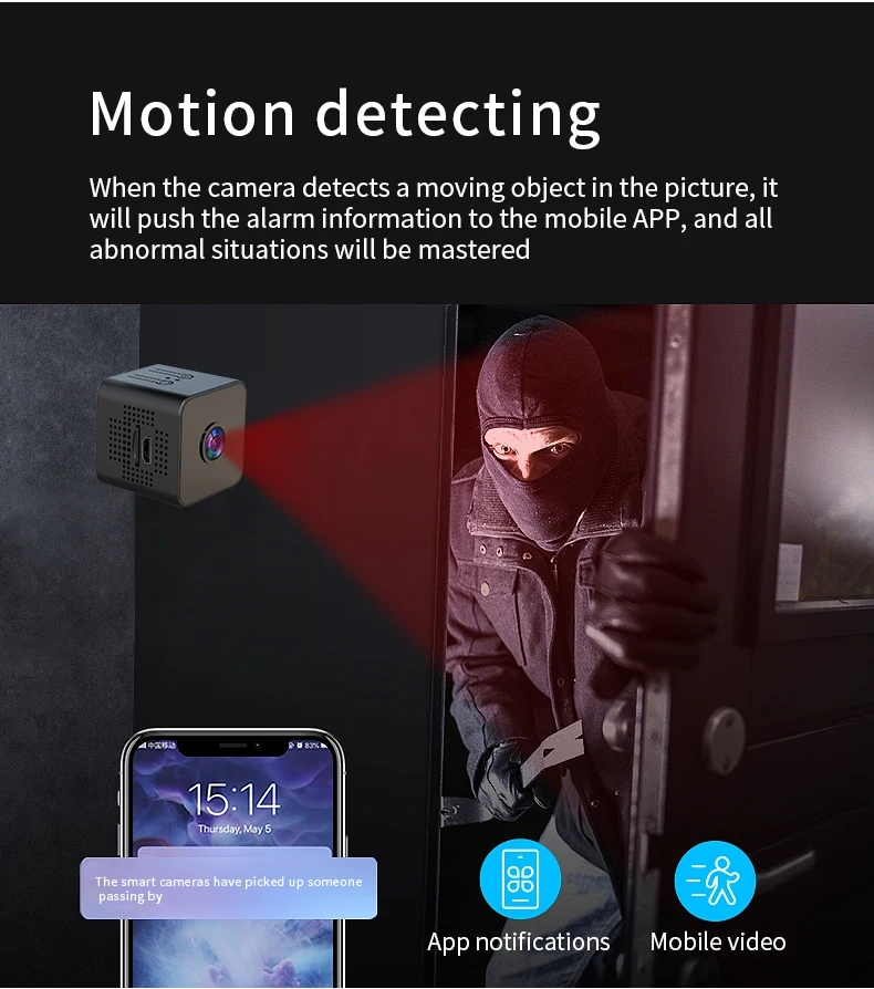 Mini Wifi 1080P Camera Full HD Home Security Camcorder Night Vision Micro Cam USB Remote Monitor Portable WIFI Mini Camcorders