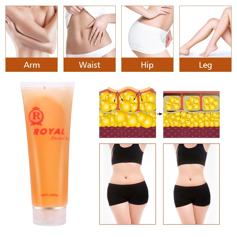 300G Slimming Gel Fat Burning Body Massage Cream Body Legs Waist Slimming Product Ultrasonic Cavitation Device Conductive Gel