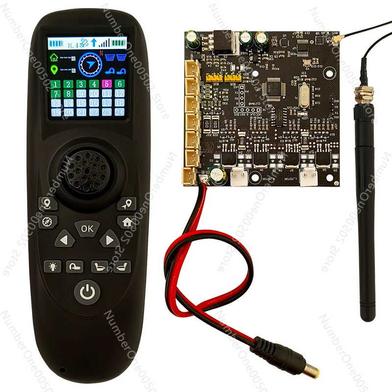 

TXG4 large color screen shows one-handed nest boat remote control main board one-click return fixed point power return GPS