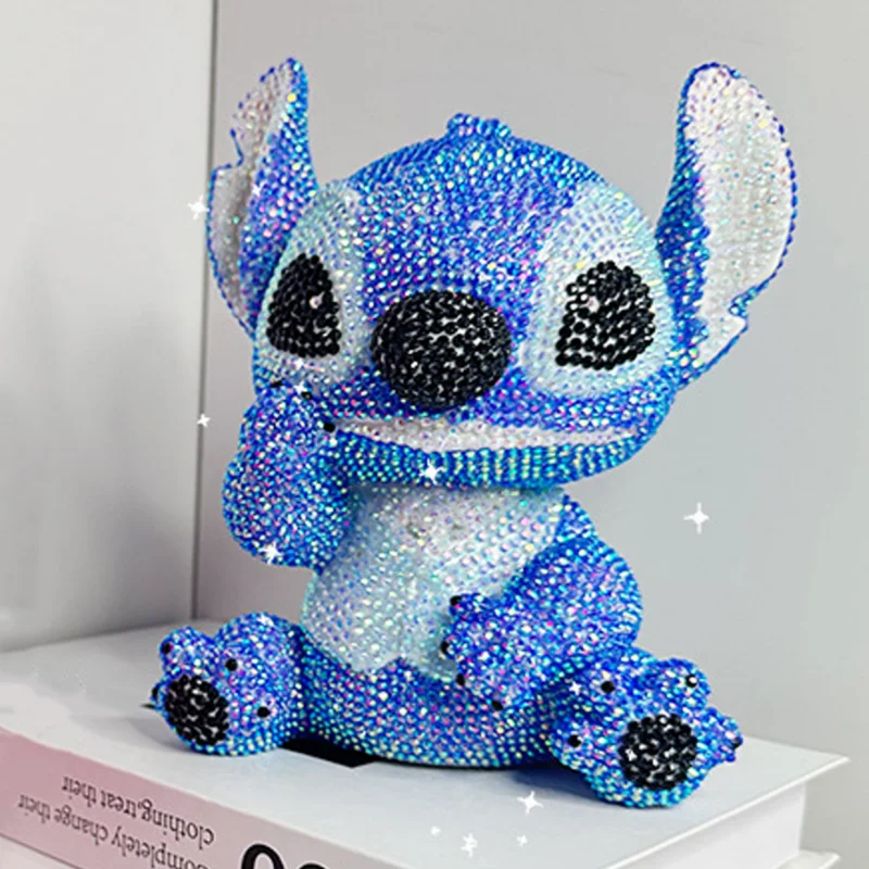 Nowa Gorąca Wyprzedaż Figurka Anime Skarbonka Cartoon Melody Skarbonka DIY z Diamentami Figurka Model DIY Hello Kitty Statuetka Lalka Prezent