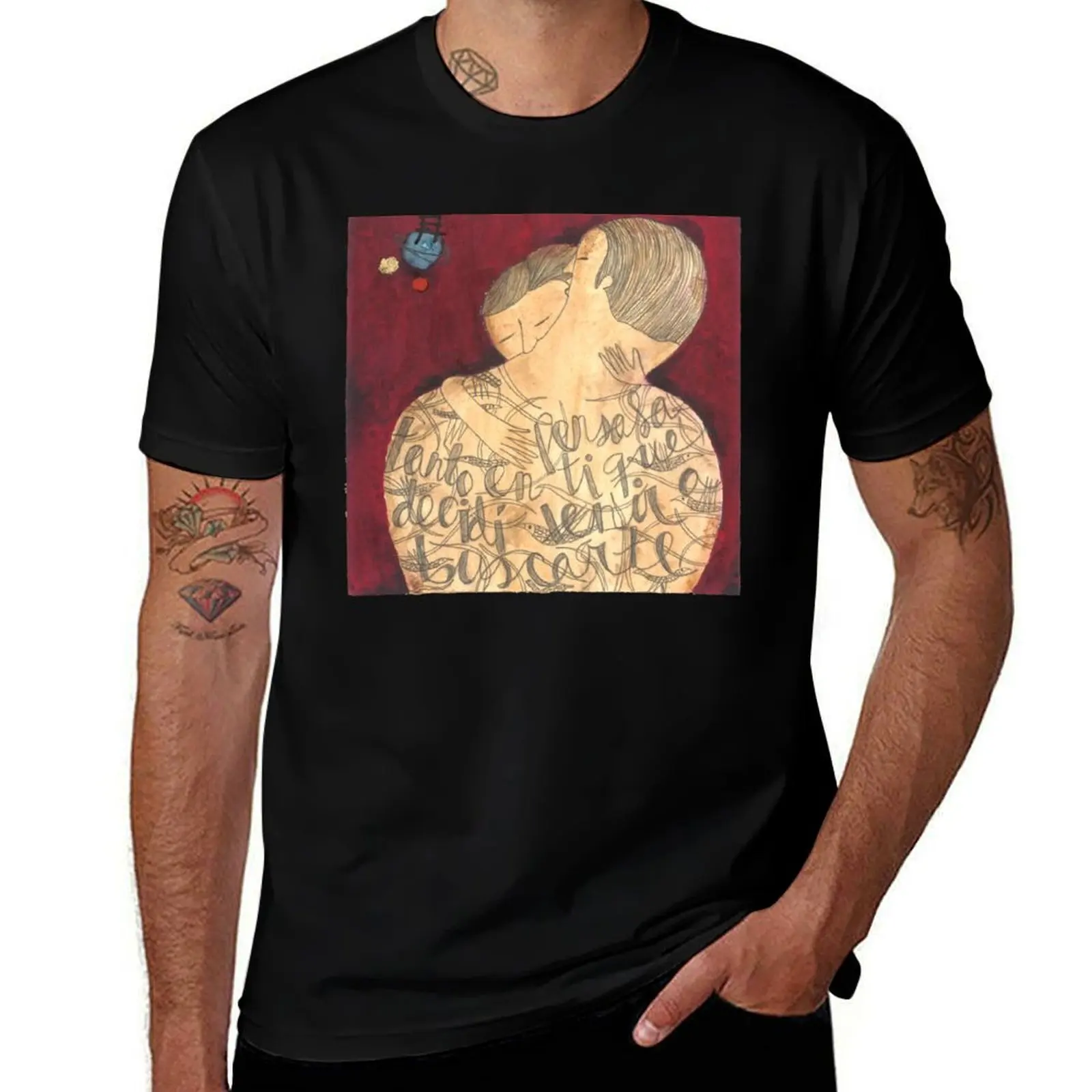 I thought about you so much that I decided to come find you T-Shirt Street Art Print Tee Shirt T-Shirt