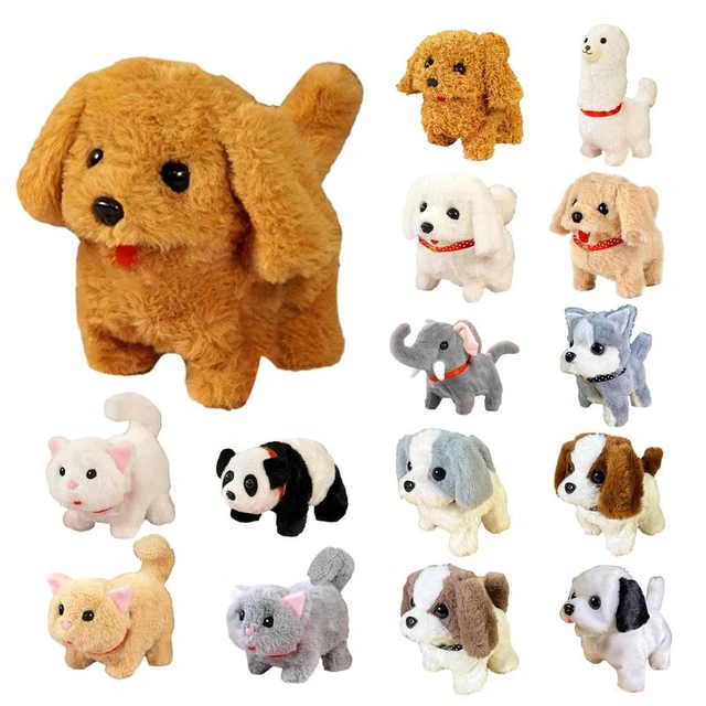 Barking Dog Toys for Kids Walking Dog Cat Electronic Pet Barking Dog Companion Animal Electric Pets