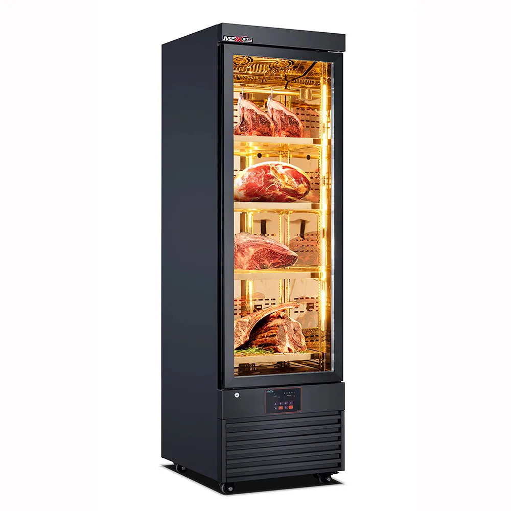 Commercial Single Door Dry Aged Beef Fridge Hotel Fine-Dining Restaurant Equipment Beef Dry Aging Refrigerator