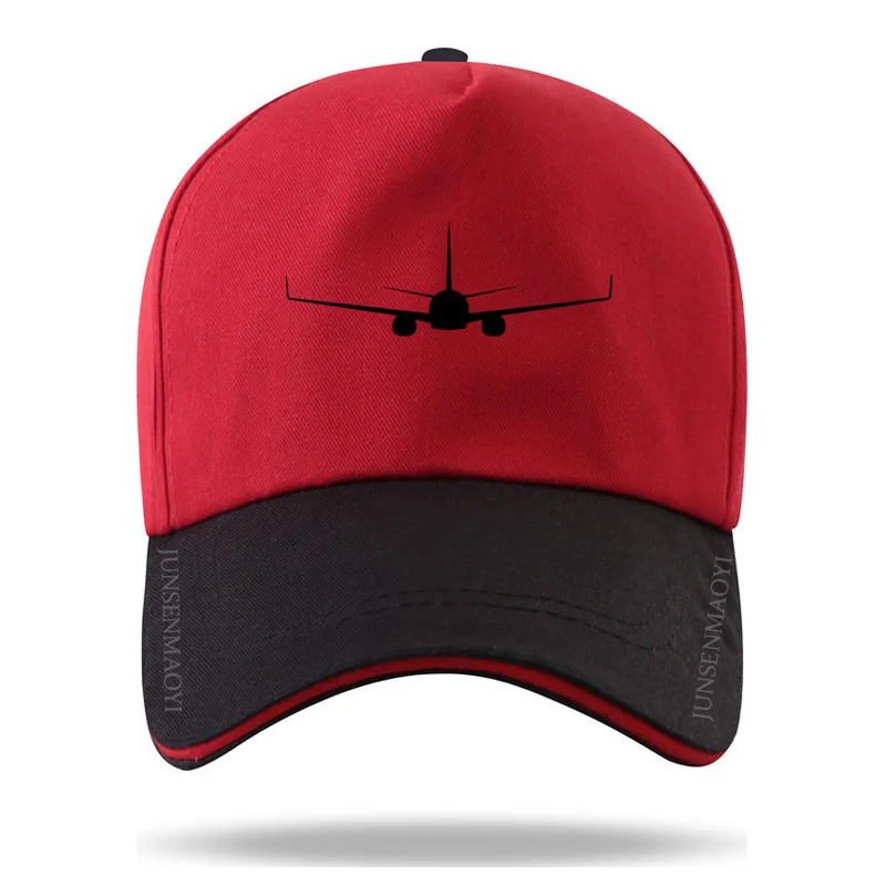 New Boeing 737-800 Plane Print Color matching Baseball Cap Casquette Hats Fitted Casual Hip Hop Dad Hats for Men Women Unisex