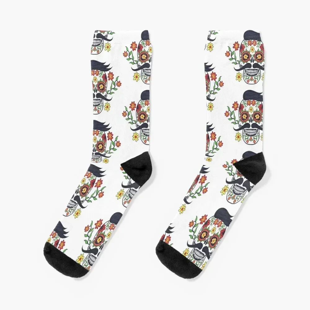 

Skull Mexican Socks ankle new year fashionable Women Socks Men's