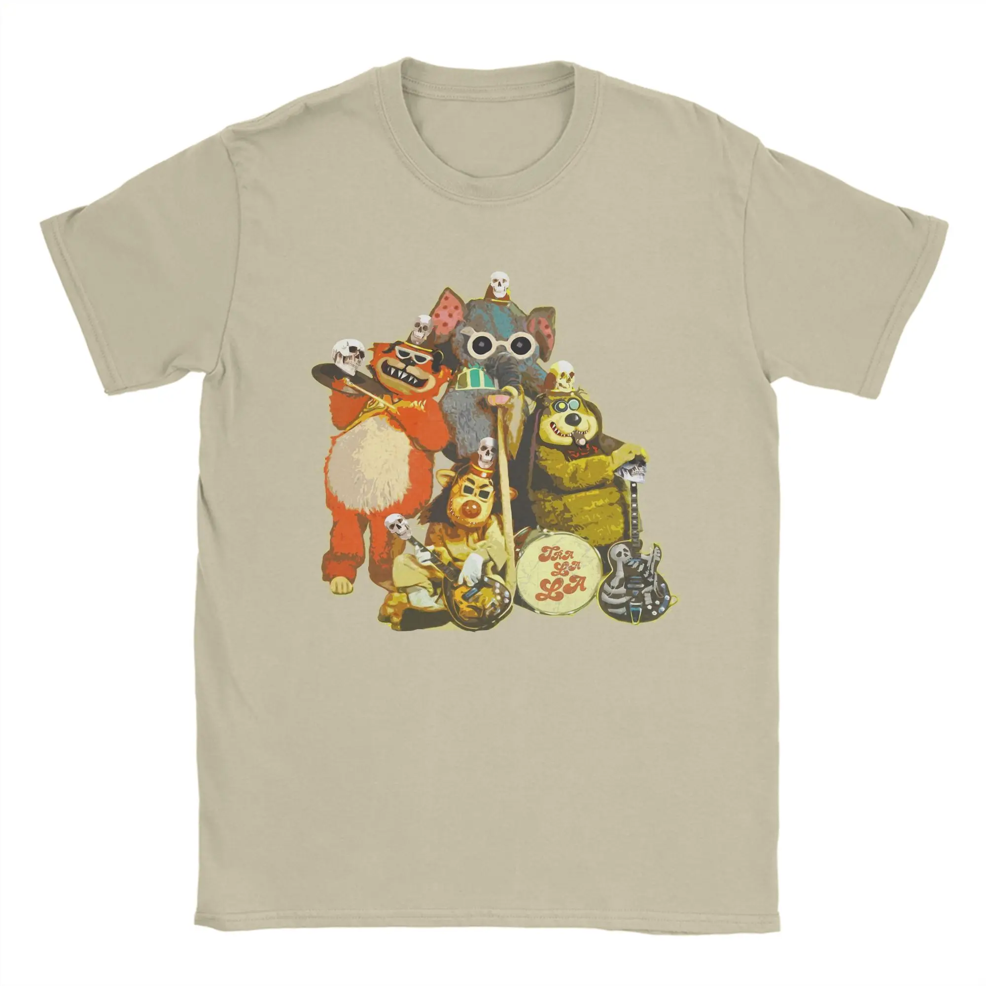 Tra La LA Red The Banana Splits T Shirts Men Women Cotton T-Shirt Round Collar  Tee Shirt Short Sleeve Clothing Plus Size