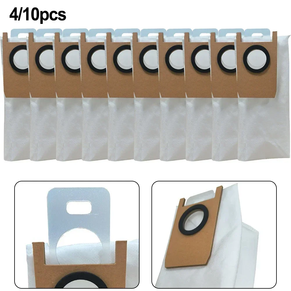 Sacos de pó para aspirador robótico, Saco de pó para vácuo robótico, Peças de reposição para Omni S1 Pro, 4 PCs, 10 PCs