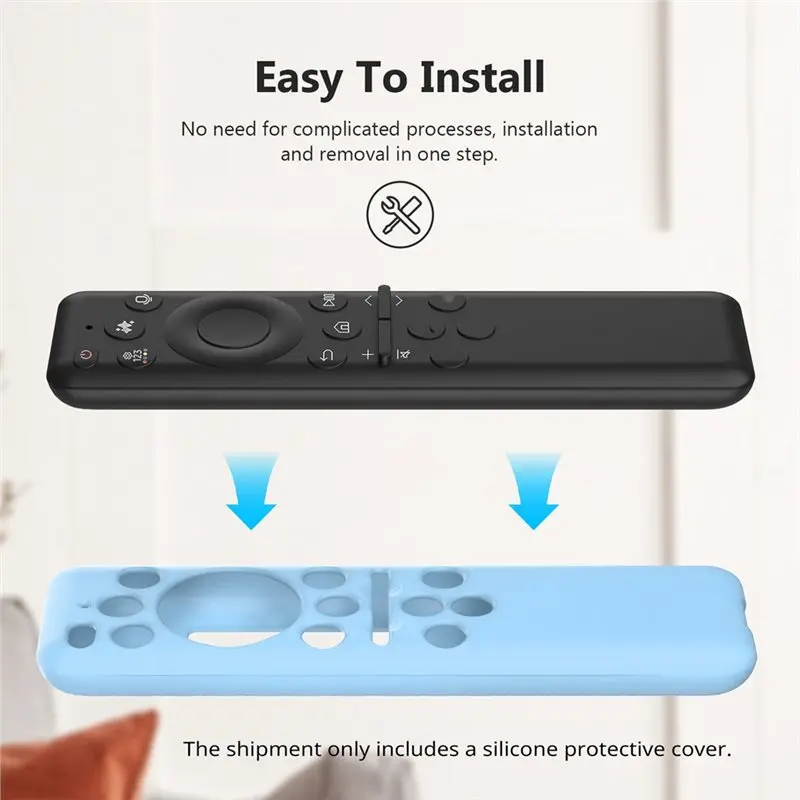 ABKN Silicone Remote Cover Full Body for BN5901432A/BN5901480L, AntiDust Shock Absorption Non-Slip Texture, Green