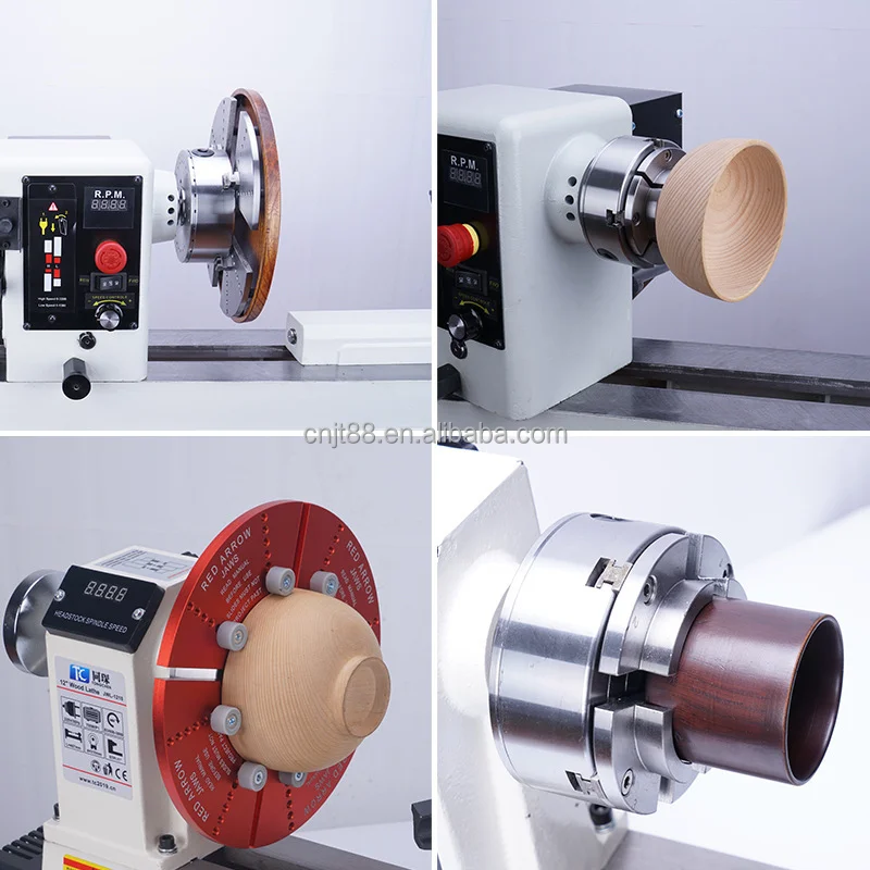 Used Mini Automatic Horizontal Wood Turning Lathe Machine Household with Handheld Control 2-Year Warranty for Micro Woodworking