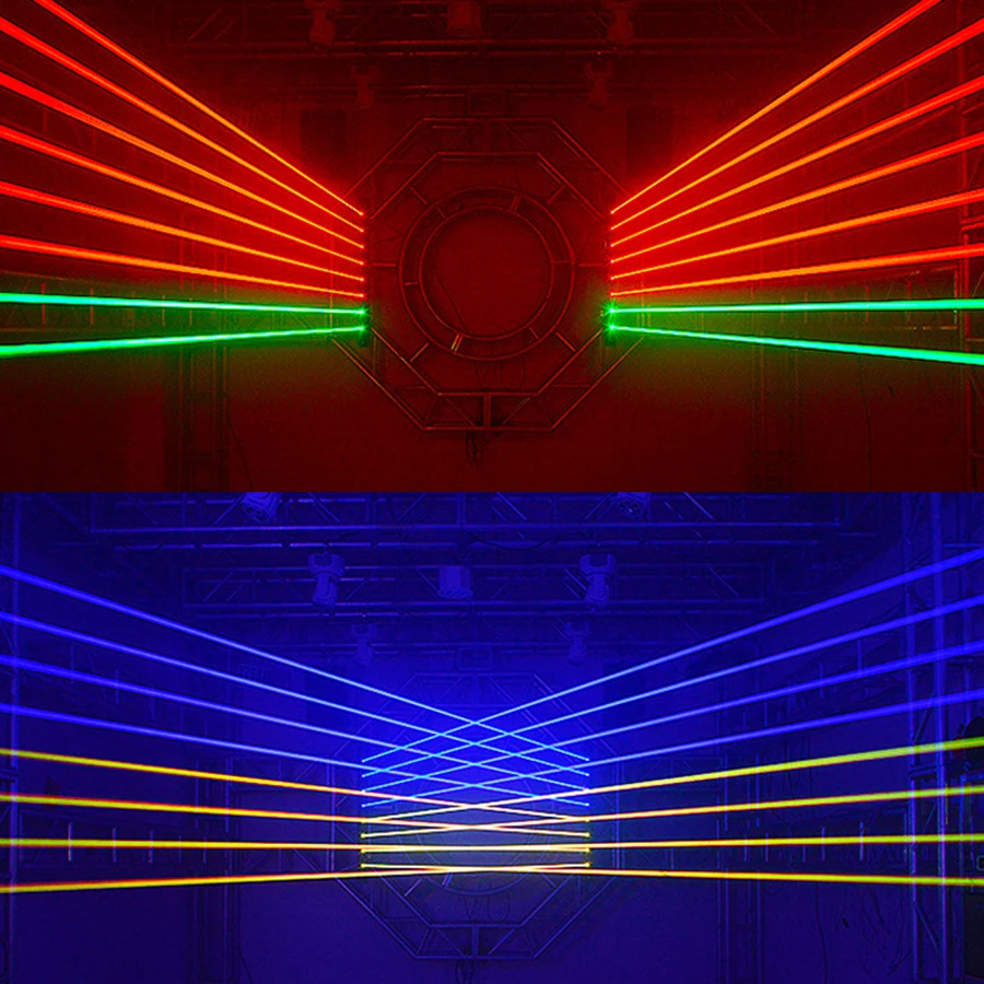 Imagem -06 - Lâmpada Laser de Cabeça Móvel com Olhos Colorida Rgb Bar Palco dj Lâmpada de Feixe de Controle Dmx Projetor Discoteca Festa Casamento Iluminação