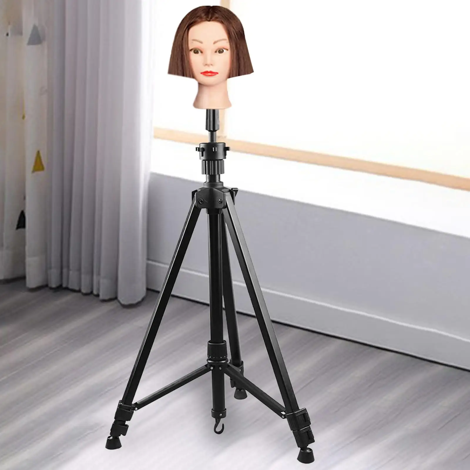 Wig Head Stand Tripod for Styling Making Hair Extensions Cosmetology Salons