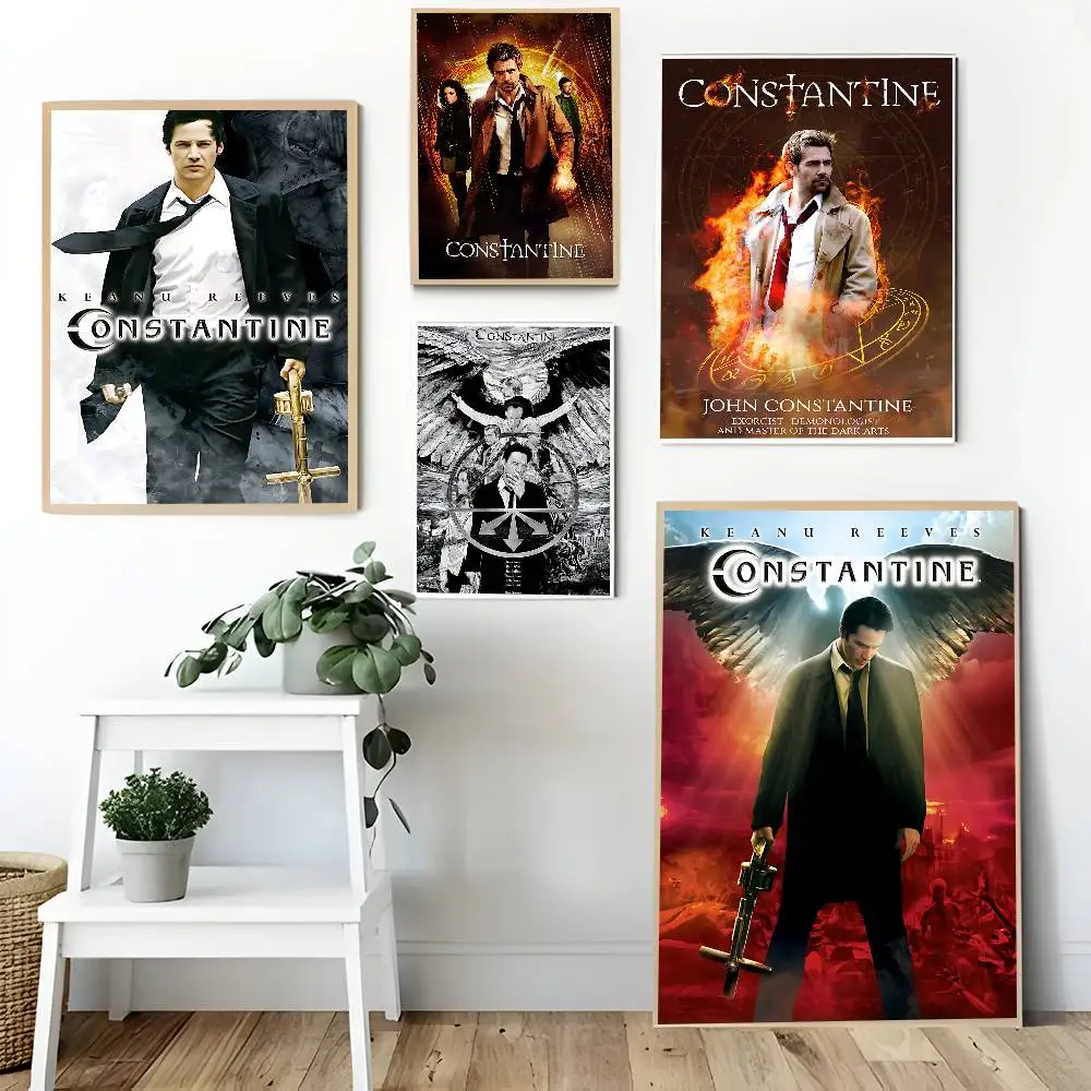 Popular Movie C-ConstantineS Classic Anime Poster Waterproof Paper Sticker Coffee House Bar Room Wall Decor