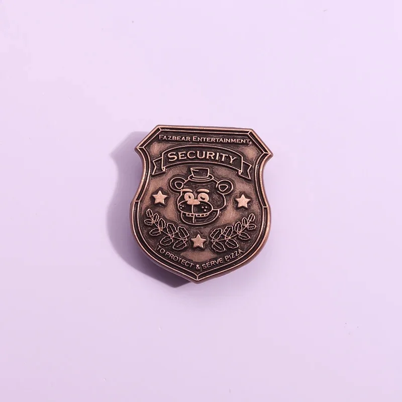 Gorilla safety protection service brooch badge cartoon metal